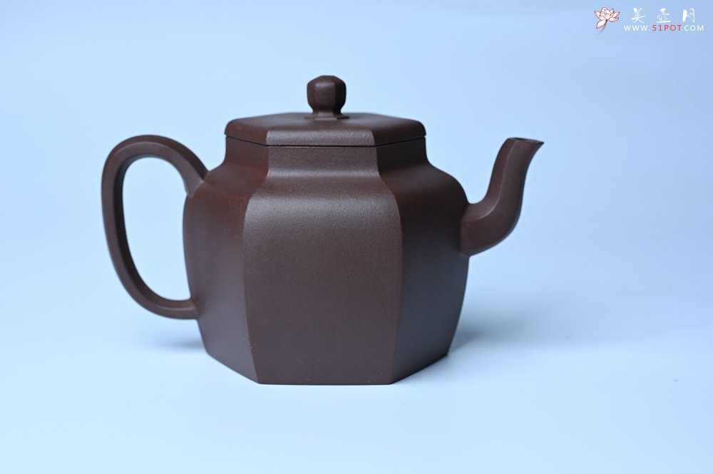 紫砂壶图片：美壶特惠 潜力股凌晨老师 精致紫泥全手工高登壶 期待与您结缘 - 全手工紫砂壶网