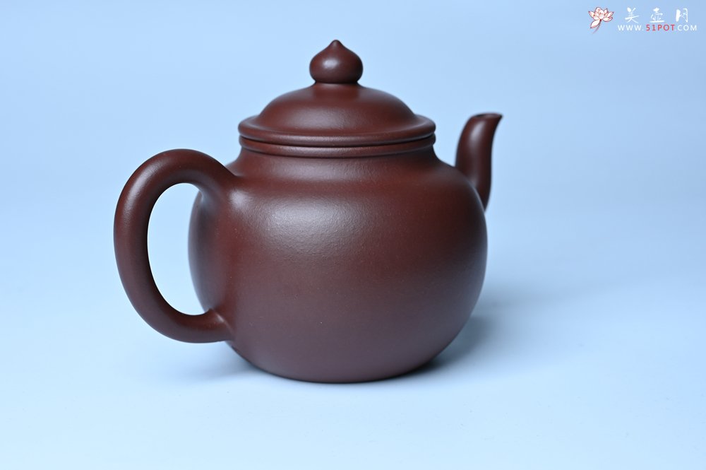 紫砂壶图片：油润黄龙山4号深井红皮龙 全手工高宫灯壶 东西灰常赞 - 全手工紫砂壶网