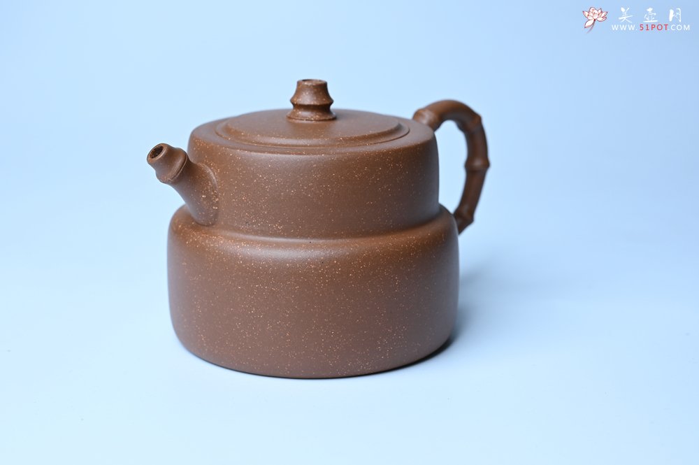 紫砂壶图片：美壶特惠 精致秀雅趣竹壶 茶人醉爱 - 全手工紫砂壶网