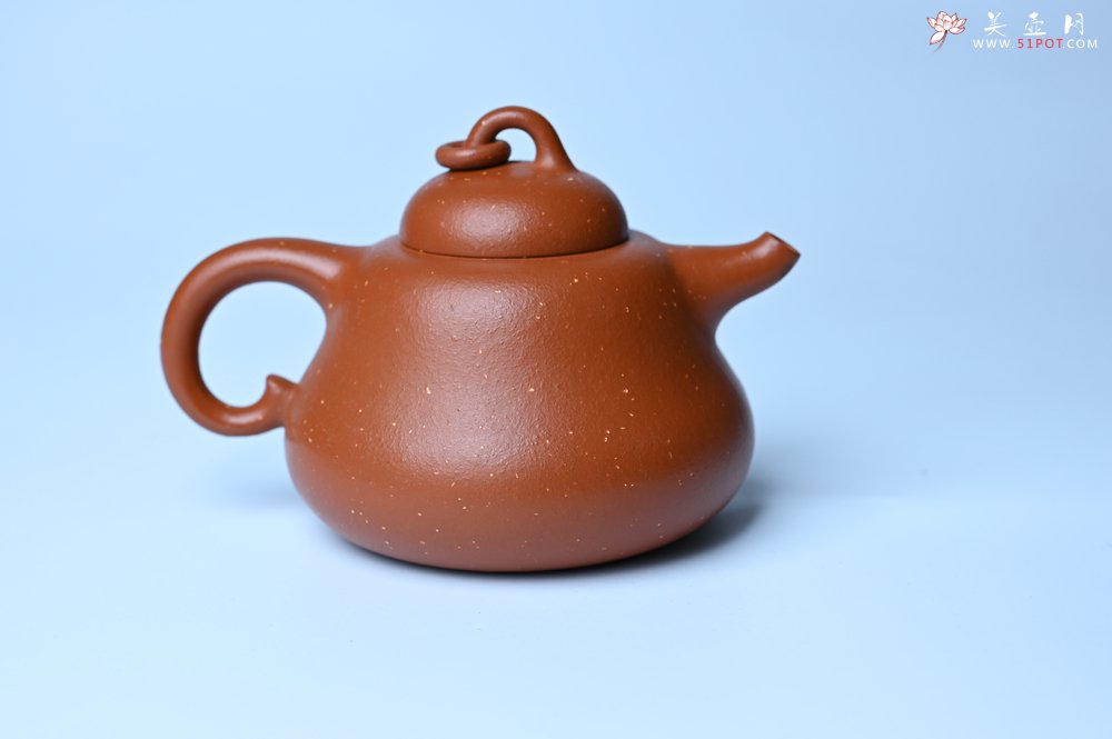 紫砂壶图片：美壶特惠 特好铺砂红泥福禄葫芦壶 茶人醉爱 - 全手工紫砂壶网