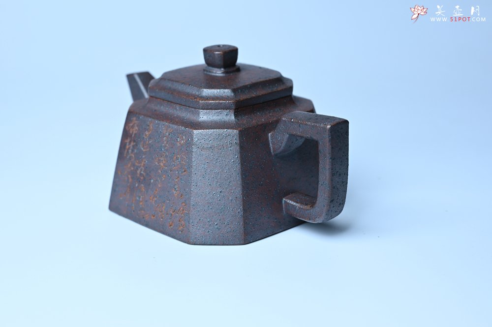 紫砂壶图片：美壶特惠 柴烧八方紫砂壶 茶人醉爱 - 全手工紫砂壶网