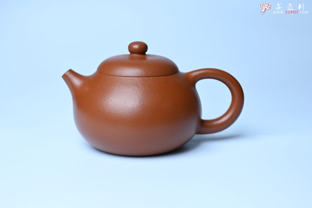 紫砂壶图片：潜力股周小培 油润黄龙山朱泥 全手工文旦壶 壶特好 期待与您结缘 - 全手工紫砂壶网