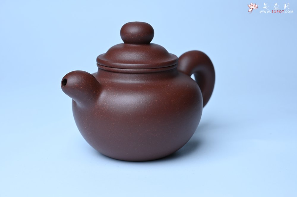 紫砂壶图片：迎中秋特惠 周老师精工力作 道洪圆珠 超精致 出水如柱 - 全手工紫砂壶网