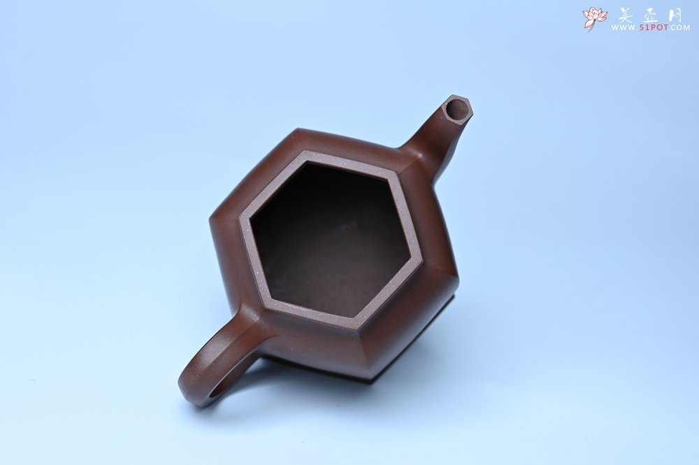 紫砂壶图片：美壶特惠 精致全手工六方金钟 泥料超好 - 全手工紫砂壶网