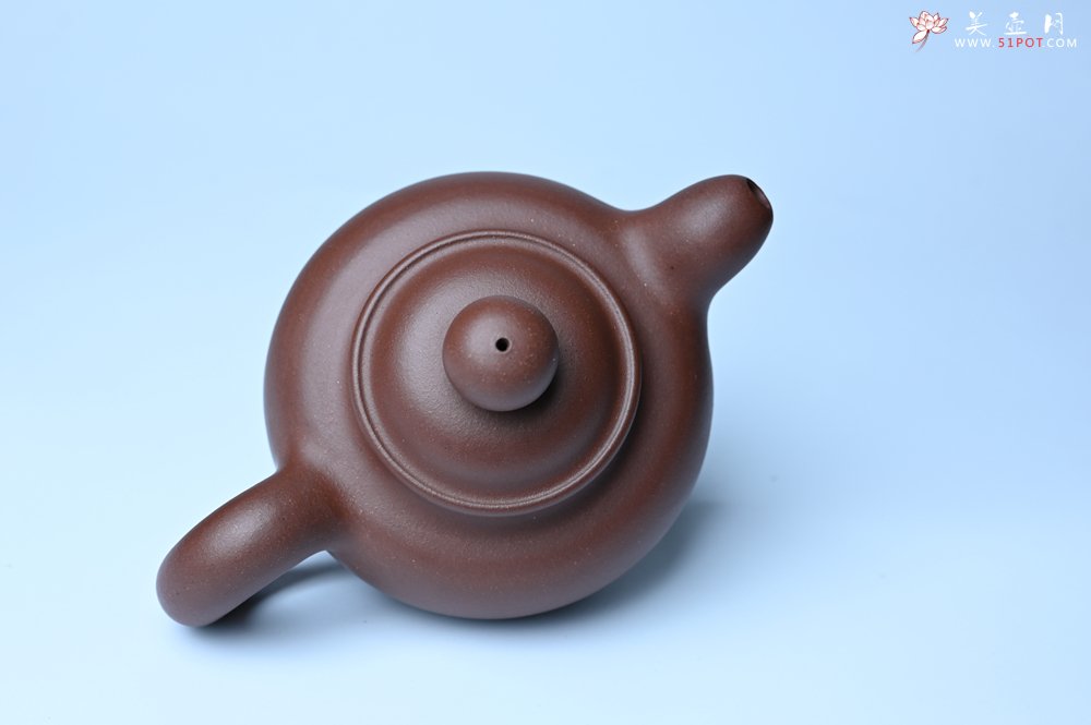 紫砂壶图片：美壶特惠 黑星红拼紫泥（家藏限量）道洪圆珠壶 - 全手工紫砂壶网