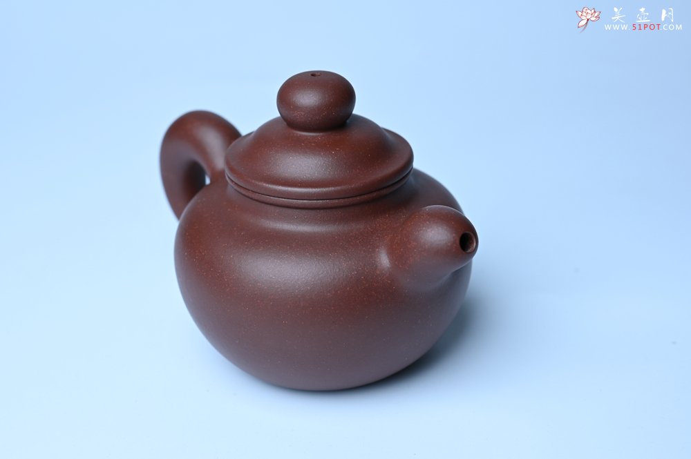 紫砂壶图片：迎中秋特惠 周老师精工力作 道洪圆珠 超精致 出水如柱 - 全手工紫砂壶网