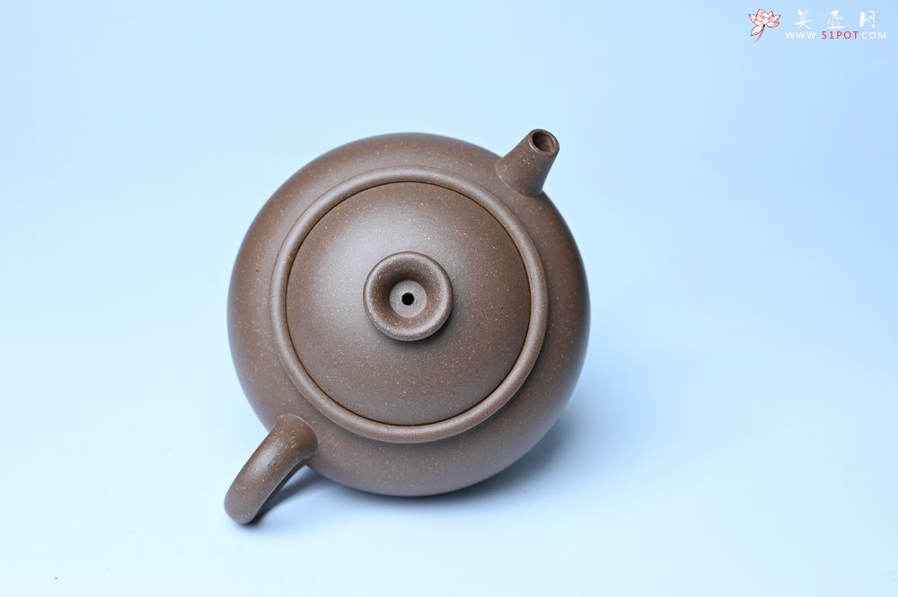 紫砂壶图片：美壶特惠 紫砂壶手工手制青灰段泥巨轮壶 茶壶 茶具 单壶 - 全手工紫砂壶网