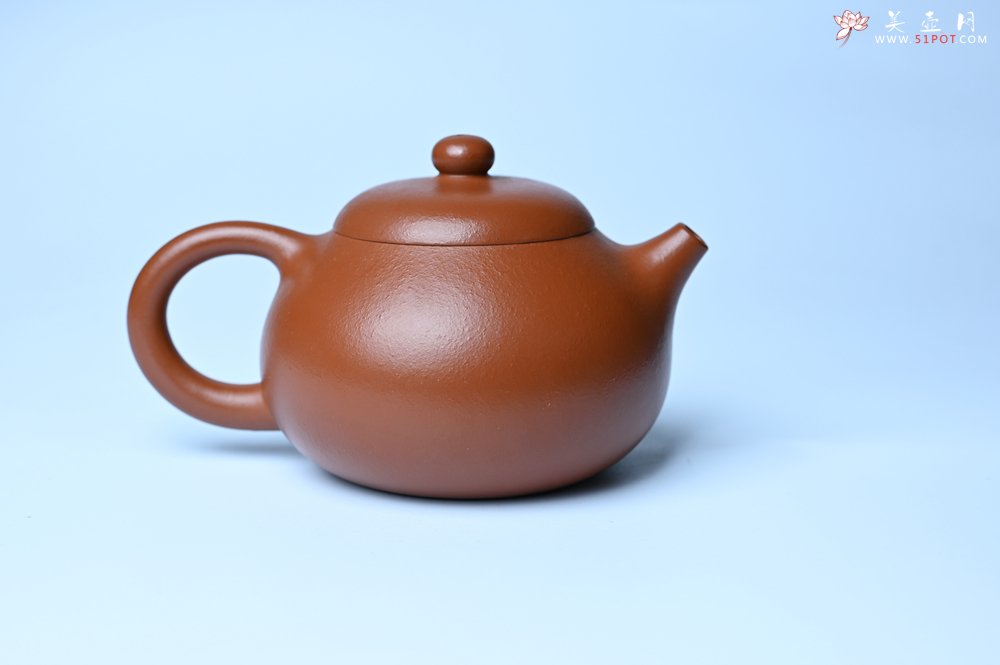 紫砂壶图片：潜力股周小培 油润黄龙山朱泥 全手工文旦壶 壶特好 期待与您结缘 - 全手工紫砂壶网