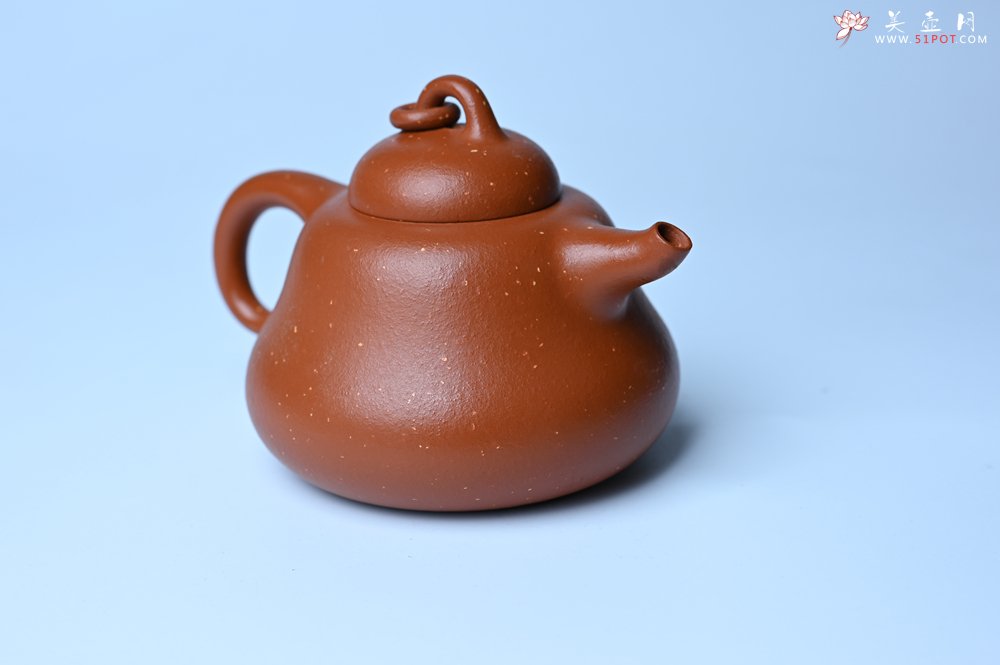 紫砂壶图片：美壶特惠 特好铺砂红泥福禄葫芦壶 茶人醉爱 - 全手工紫砂壶网