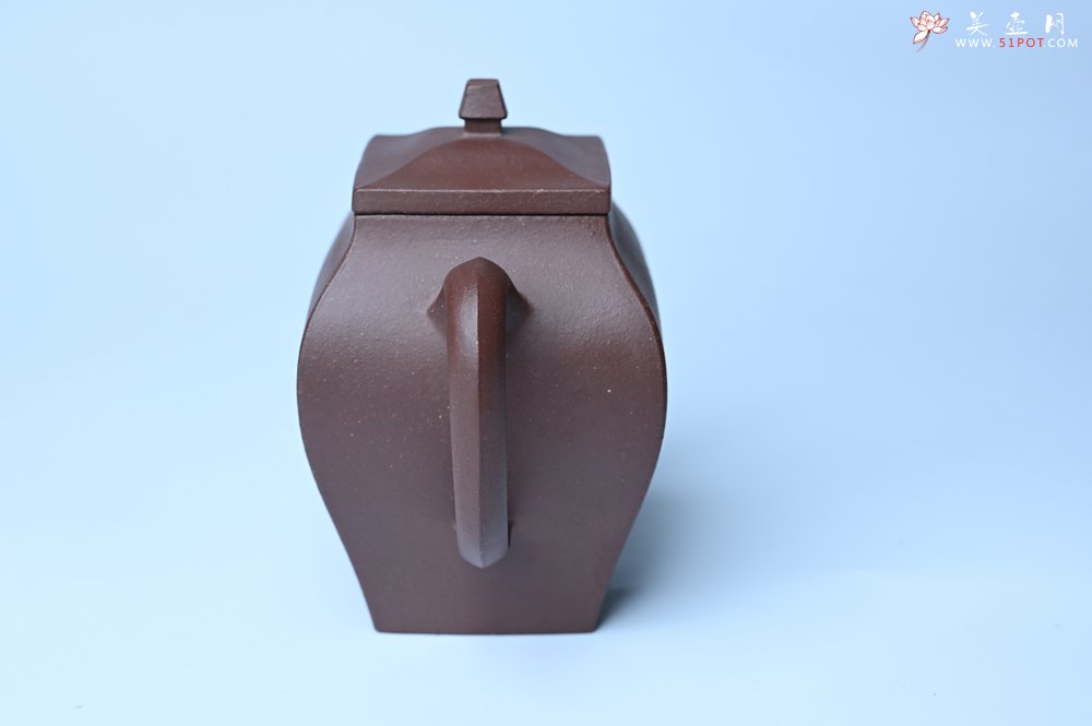 紫砂壶图片：美壶特惠 全手工镶接四方吉金壶 泥料超好 茶人醉爱 - 全手工紫砂壶网