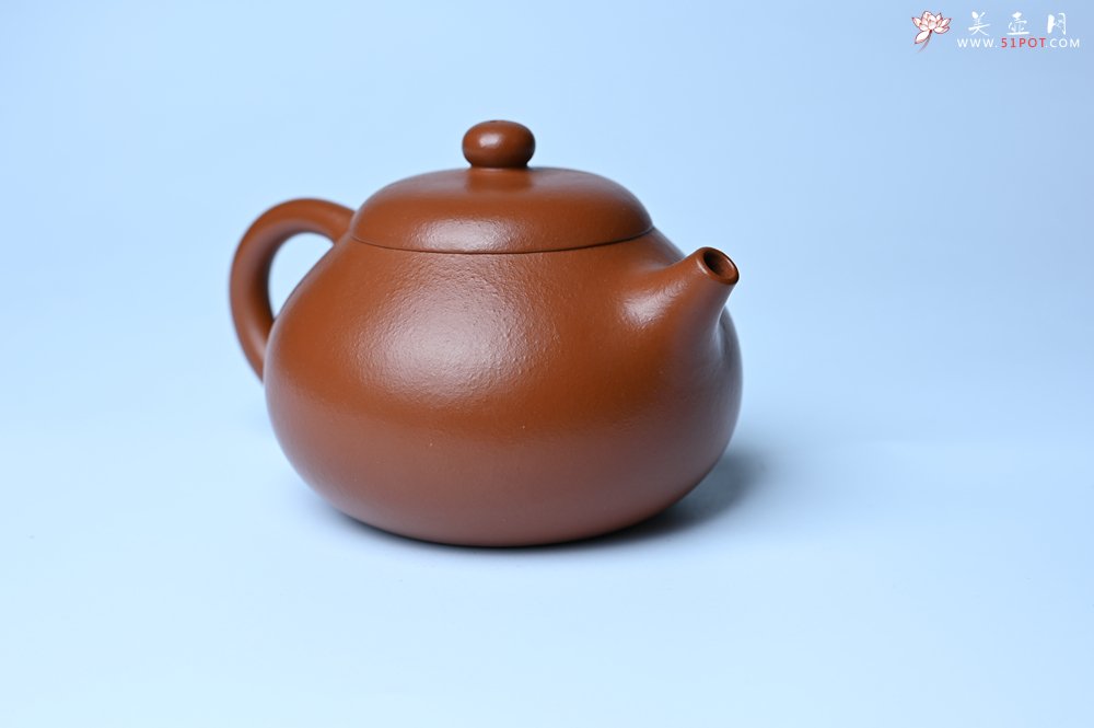 紫砂壶图片：潜力股周小培 油润黄龙山朱泥 全手工文旦壶 壶特好 期待与您结缘 - 全手工紫砂壶网