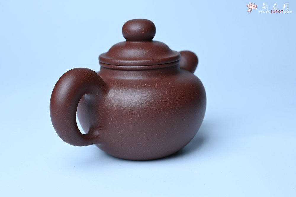 紫砂壶图片：迎中秋特惠 周老师精工力作 道洪圆珠 超精致 出水如柱 - 全手工紫砂壶网