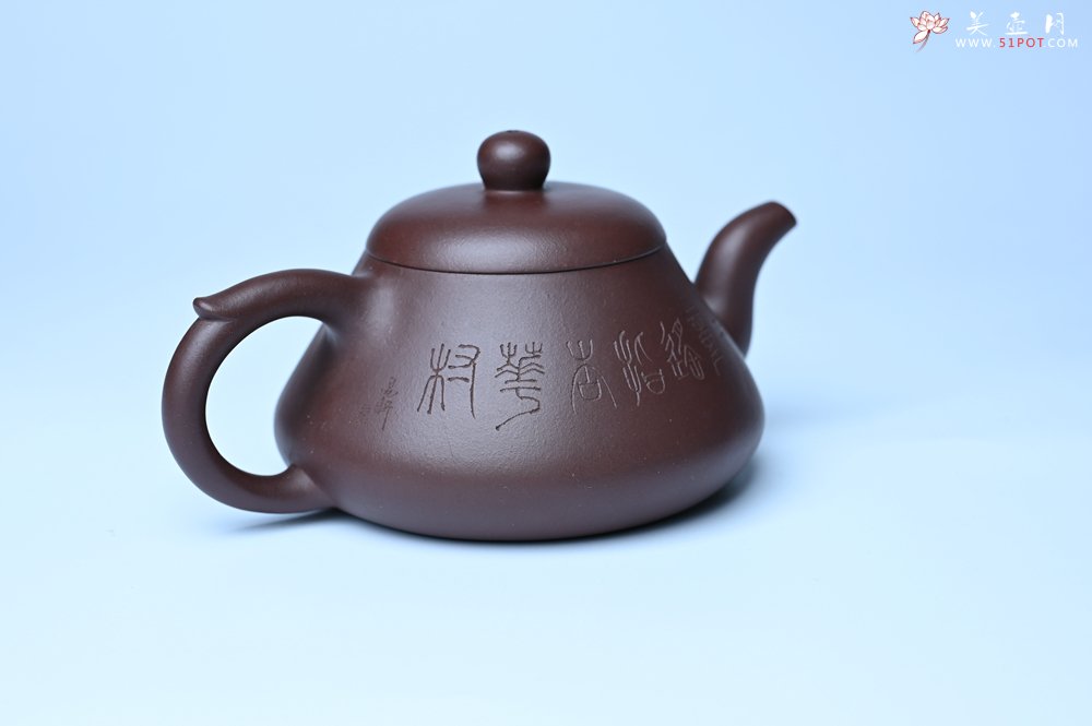 紫砂壶图片：潜力股周小培老师全手工底槽青缘德壶（借问酒家何处有）牧童遥指杏花村 期待与您结缘 - 全手工紫砂壶网