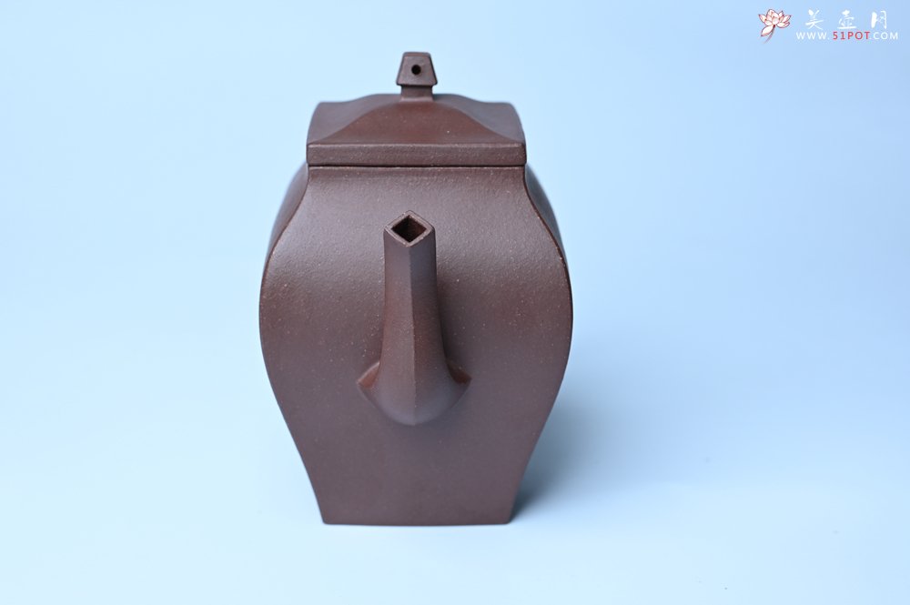 紫砂壶图片：美壶特惠 全手工镶接四方吉金壶 泥料超好 茶人醉爱 - 全手工紫砂壶网