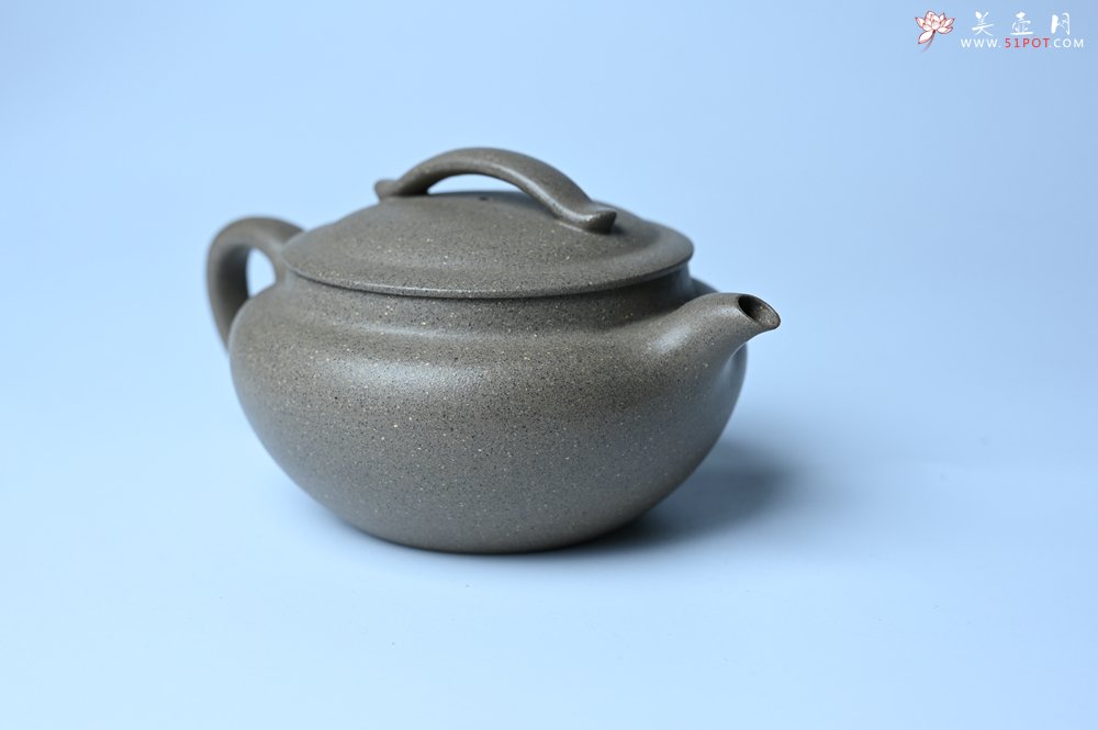 紫砂壶图片：美壶特惠 特好芝麻绿泥云帆紫砂壶 茶人醉爱 - 全手工紫砂壶网