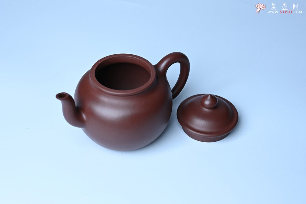 紫砂壶图片：油润黄龙山4号深井红皮龙 全手工高宫灯壶 东西灰常赞 - 全手工紫砂壶网