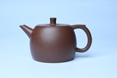 紫砂壶图片：美壶特惠 特好底槽青曼生井锤壶 茶人醉爱 - 全手工紫砂壶网