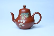 紫砂壶图片：美壶特惠 优质朱泥梨形壶 工夫茶具  茶人醉爱 - 全手工紫砂壶网