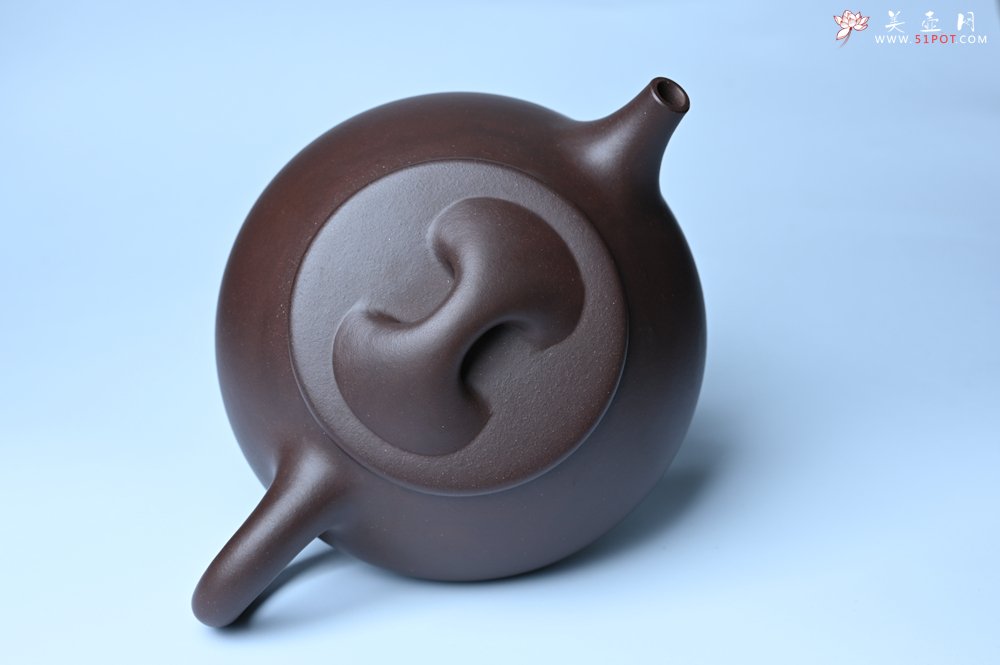 紫砂壶图片：美壶特惠 精致特好紫泥大满瓢 难度大 足足做了一个多星期 - 全手工紫砂壶网
