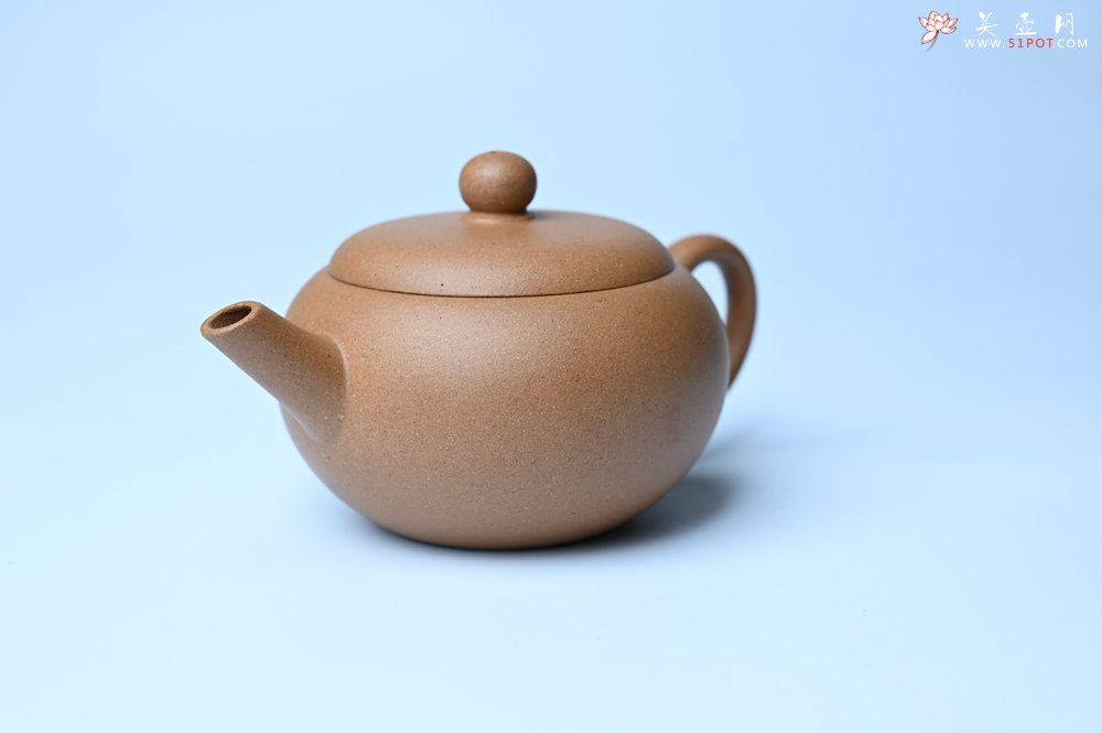 紫砂壶图片：美壶特惠 特好老段泥圆珠壶 - 全手工紫砂壶网