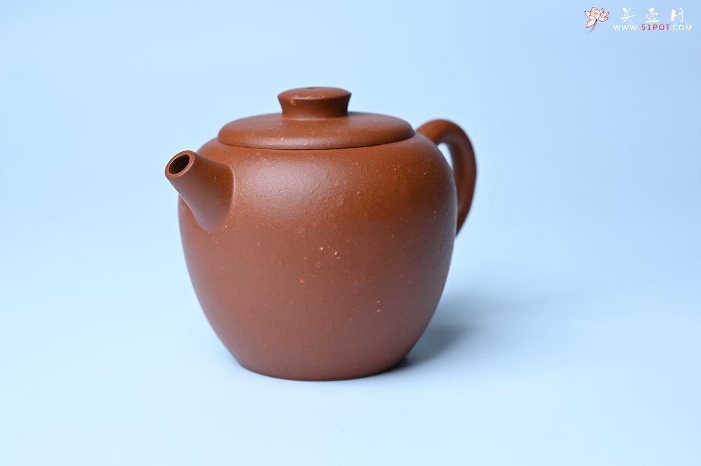 紫砂壶图片：美壶特惠 精品粗砂红泥巨轮壶 茶人醉爱 - 全手工紫砂壶网