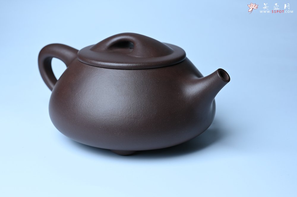 紫砂壶图片：美壶特惠 精致特好紫泥大满瓢 难度大 足足做了一个多星期 - 全手工紫砂壶网