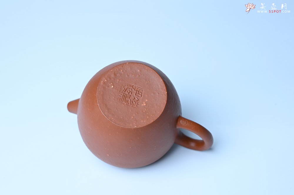 紫砂壶图片：美壶特惠 精品粗砂红泥巨轮壶 茶人醉爱 - 全手工紫砂壶网