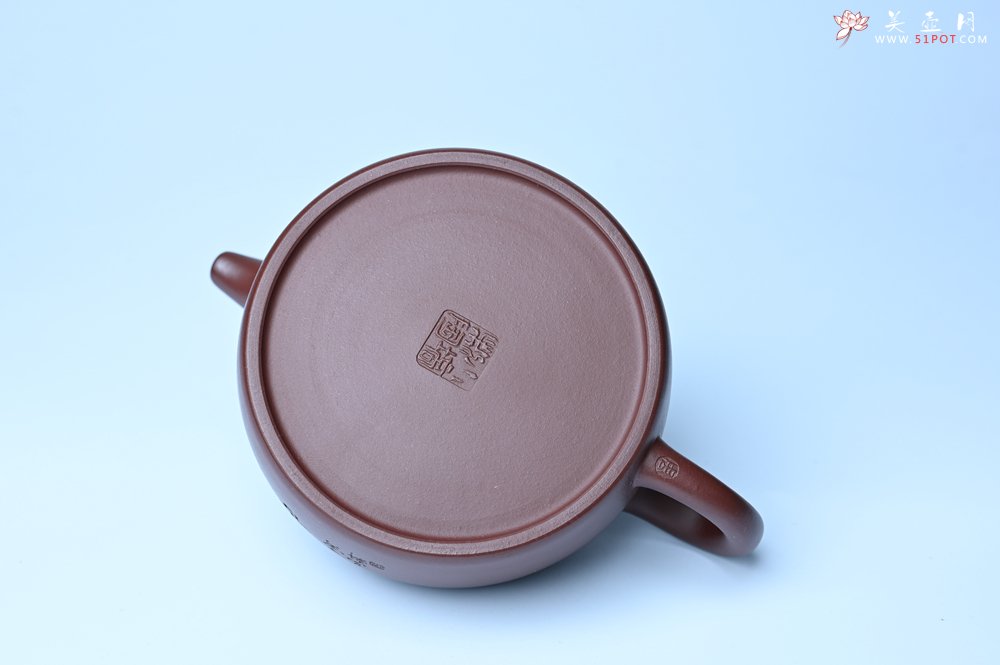 紫砂壶图片：潜力股周小培老师 4号井深井红皮龙 全手工过桥井栏壶 装饰人物特文气 - 全手工紫砂壶网