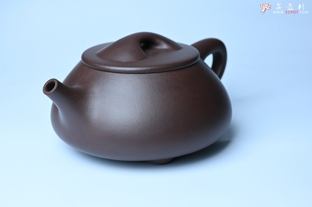 紫砂壶图片：美壶特惠 精致特好紫泥大满瓢 难度大 足足做了一个多星期 - 全手工紫砂壶网