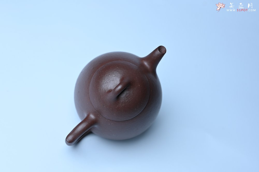 紫砂壶图片：美壶特惠 特好手磨料老紫泥秦权 茶人醉爱 - 全手工紫砂壶网