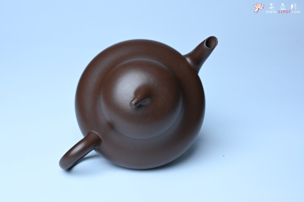 紫砂壶图片：美壶特惠 特好老紫泥茄段梨形壶 茶人醉爱 - 全手工紫砂壶网