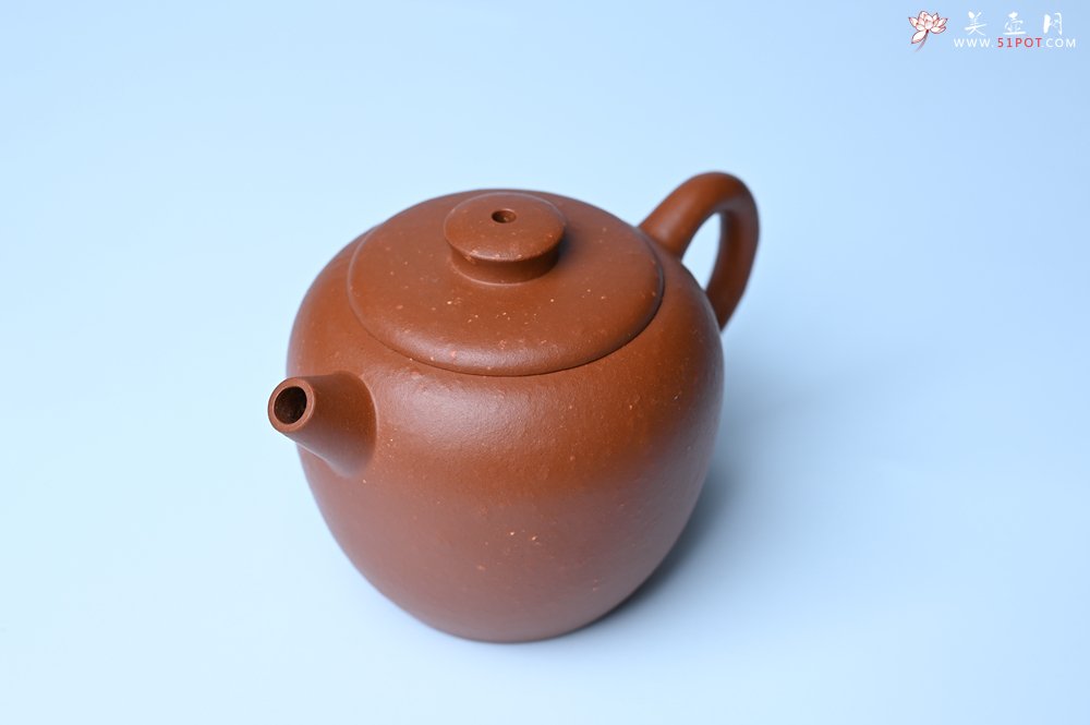 紫砂壶图片：美壶特惠 精品粗砂红泥巨轮壶 茶人醉爱 - 全手工紫砂壶网