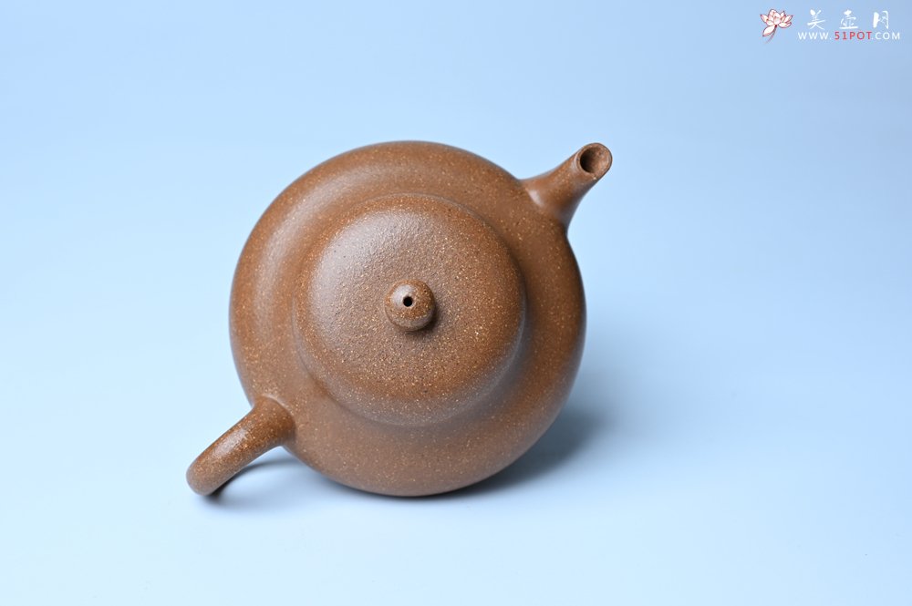 紫砂壶图片：美壶特惠 特好老段泥精致合欢壶 茶人醉爱 - 全手工紫砂壶网