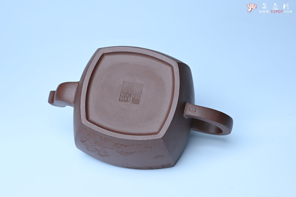 紫砂壶图片：美壶年底特惠 精工卧虎藏龙壶 难度大 茶人醉爱 - 全手工紫砂壶网