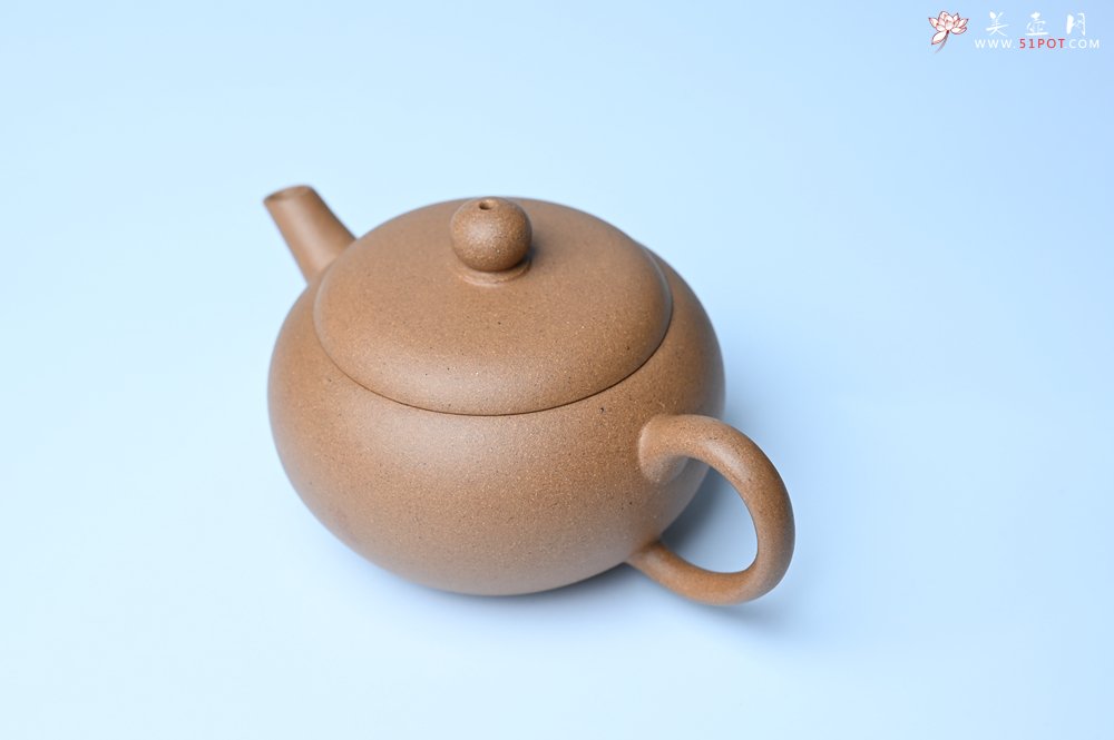 紫砂壶图片：美壶特惠 特好老段泥圆珠壶 - 全手工紫砂壶网