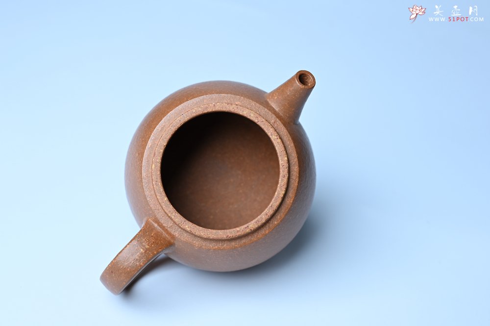 紫砂壶图片：美壶特惠 特好黄降坡泥巨轮珠紫砂壶 茶人醉爱 - 全手工紫砂壶网