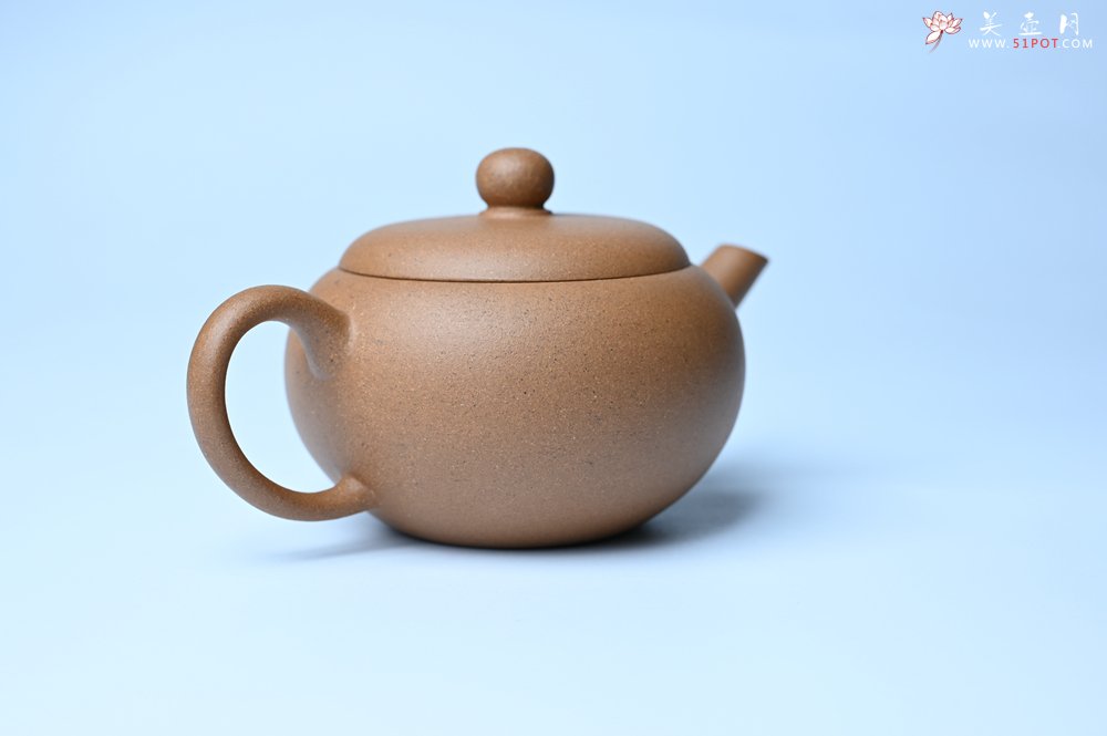 紫砂壶图片：美壶特惠 特好老段泥圆珠壶 - 全手工紫砂壶网