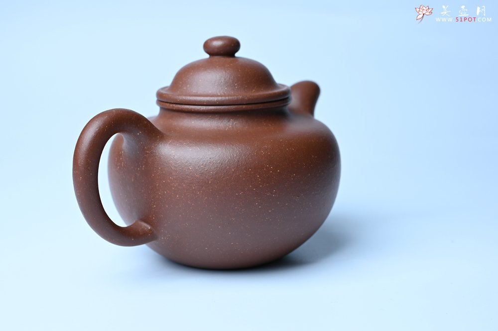 紫砂壶图片：美壶特惠 精致降坡泥大亨掇只壶 茶人醉爱 - 全手工紫砂壶网