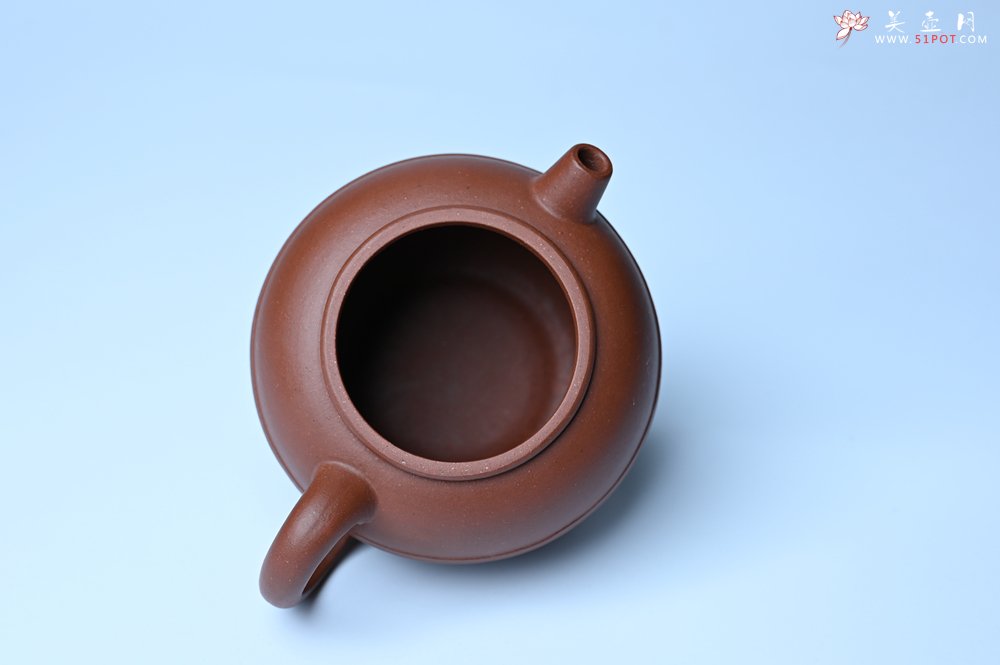 紫砂壶图片：美壶特惠 精致老清水泥腰线巨轮壶 茶人醉爱 - 全手工紫砂壶网