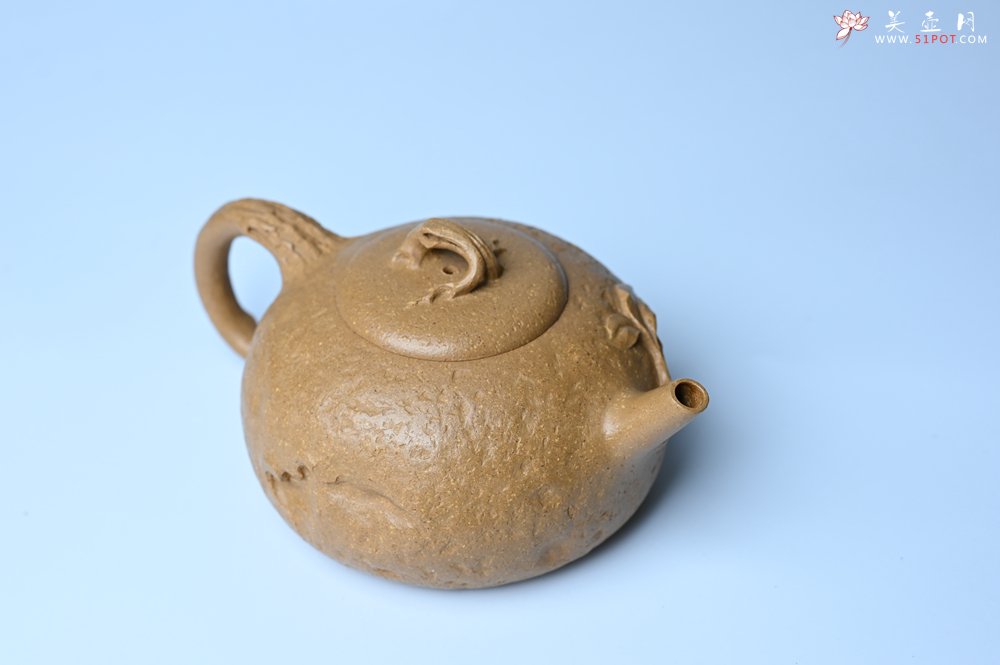 紫砂壶图片：美壶特惠 特好老段泥全手工供春壶 茶人醉爱 - 全手工紫砂壶网