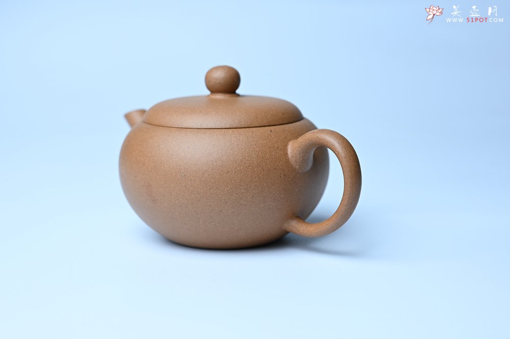 紫砂壶图片：美壶特惠 特好老段泥圆珠壶 - 全手工紫砂壶网