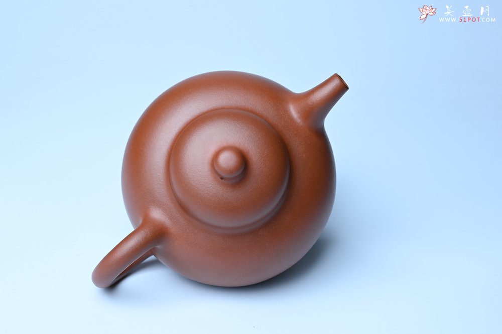 紫砂壶图片：潜力股周小培老师 老师家藏黄龙山一号井小红泥 全手工乳鼎壶 - 全手工紫砂壶网