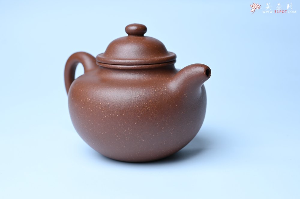 紫砂壶图片：美壶特惠 精致降坡泥大亨掇只壶 茶人醉爱 - 全手工紫砂壶网