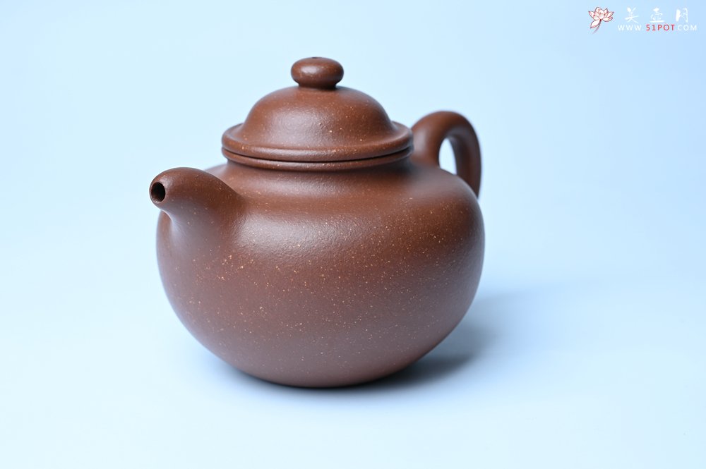 紫砂壶图片：美壶特惠 精致降坡泥大亨掇只壶 茶人醉爱 - 全手工紫砂壶网
