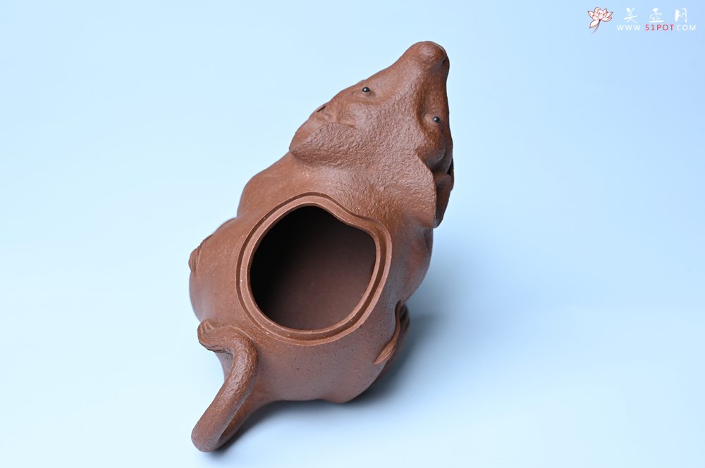 紫砂壶图片：美壶特惠 优质降坡泥鼠你有钱壶壶 茶人醉爱 - 全手工紫砂壶网