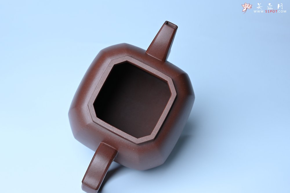 紫砂壶图片：实力派张海艳全手工家藏底槽清精工福临八方壶 气势磅礴 - 全手工紫砂壶网