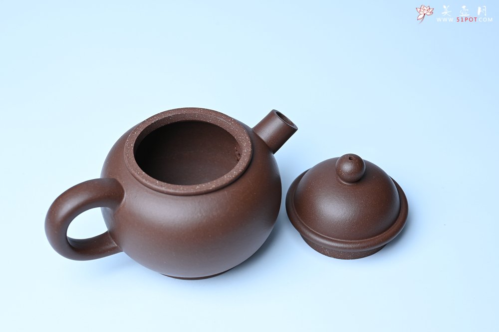 紫砂壶图片：美壶特惠 精致黑星红拼紫泥（家藏限量）大炮巨轮壶 球孔出水爽利 茶人醉爱 - 全手工紫砂壶网
