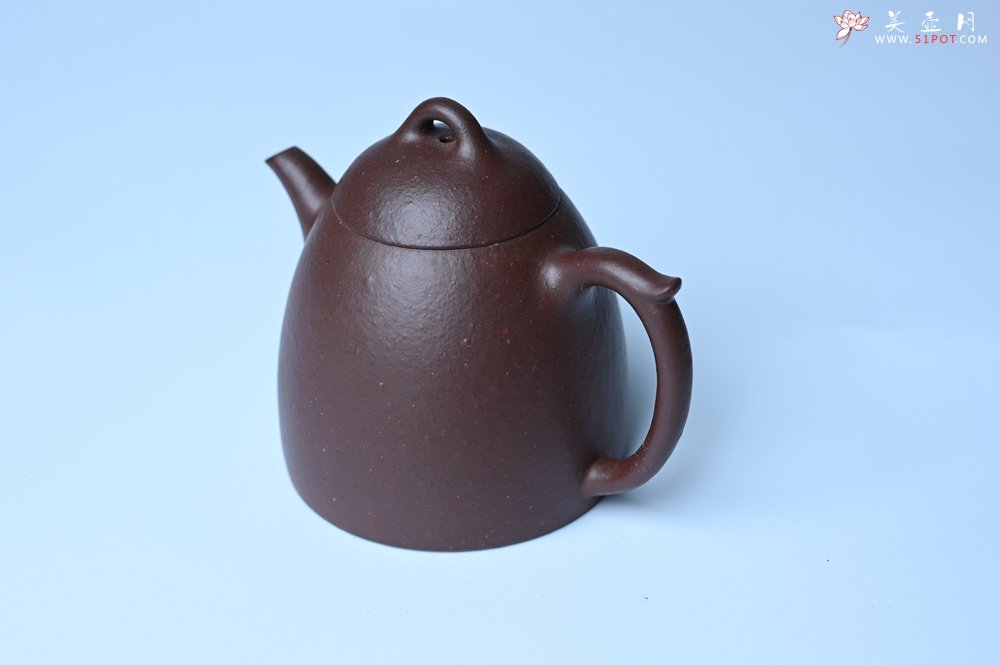 紫砂壶图片：美壶特惠 特好手磨料老紫泥秦权 茶人醉爱 - 全手工紫砂壶网