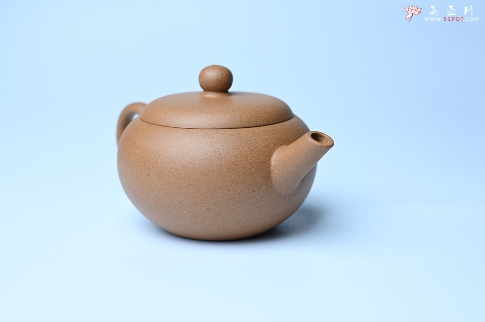 紫砂壶图片：美壶特惠 特好老段泥圆珠壶 - 全手工紫砂壶网