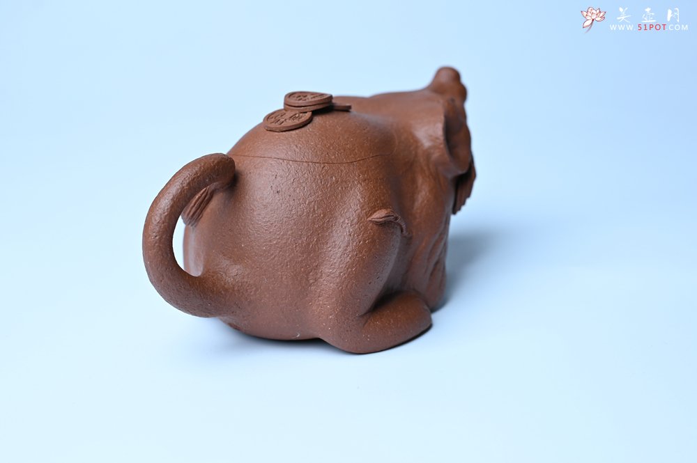 紫砂壶图片：美壶特惠 优质降坡泥鼠你有钱壶壶 茶人醉爱 - 全手工紫砂壶网